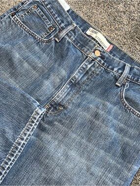 Vintage Levis 569 Loose Straight Denim Baggy Wide Leg Shorts Men’s Size 36x12